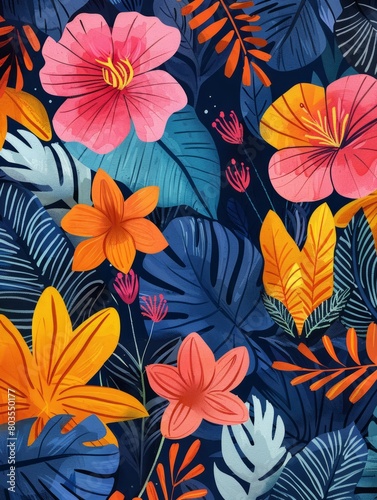 background with flowers