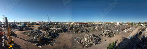Intricate Dance of Sustainability: A Panoramic View of the SJ Recycling Center