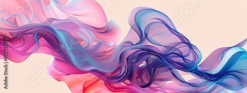 Abstract illustrations of fluid shapes or patterns for modern and contemporary designs.
