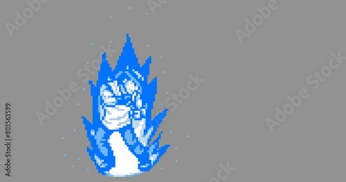 Tシャツ格闘家オーラループ