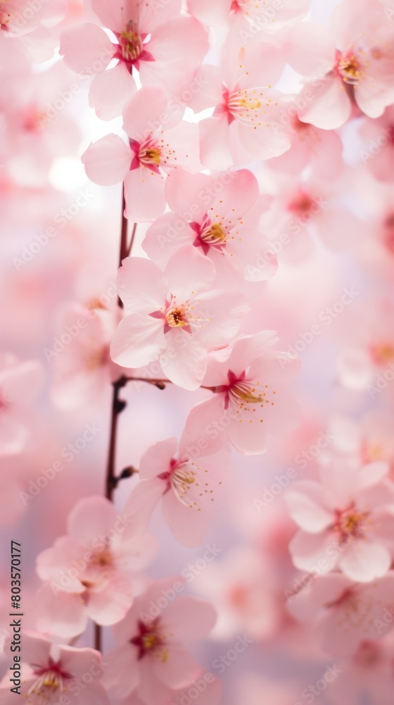 A close up of a pink flower with a pink background, wallpaper, spring or summer mood