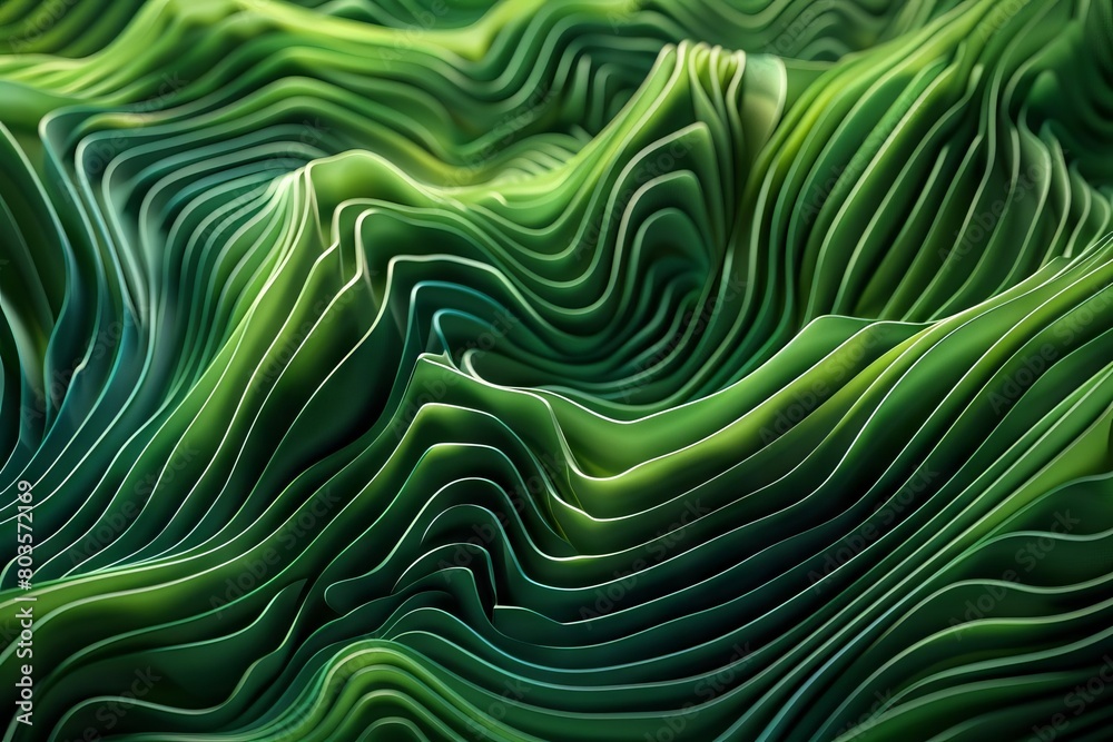 organic green lines forming an abstract wallpaper background modern illustration organic green lines forming an abstract wallpaper background modern illustration