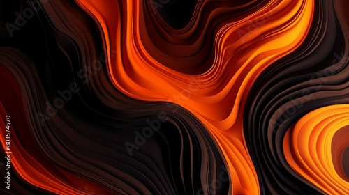 Backdrop illustrating an abstract surface with fiery ripples, dynamic and energizing for creative spaces, wallpaper