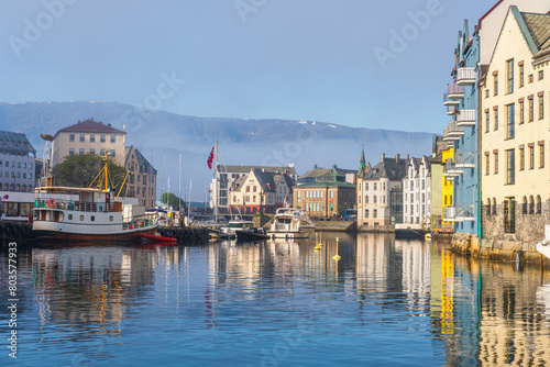 Alesund downtown views, Norway