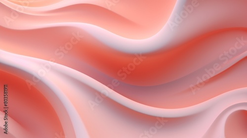 A pink wave with a very soft and smooth texture, background