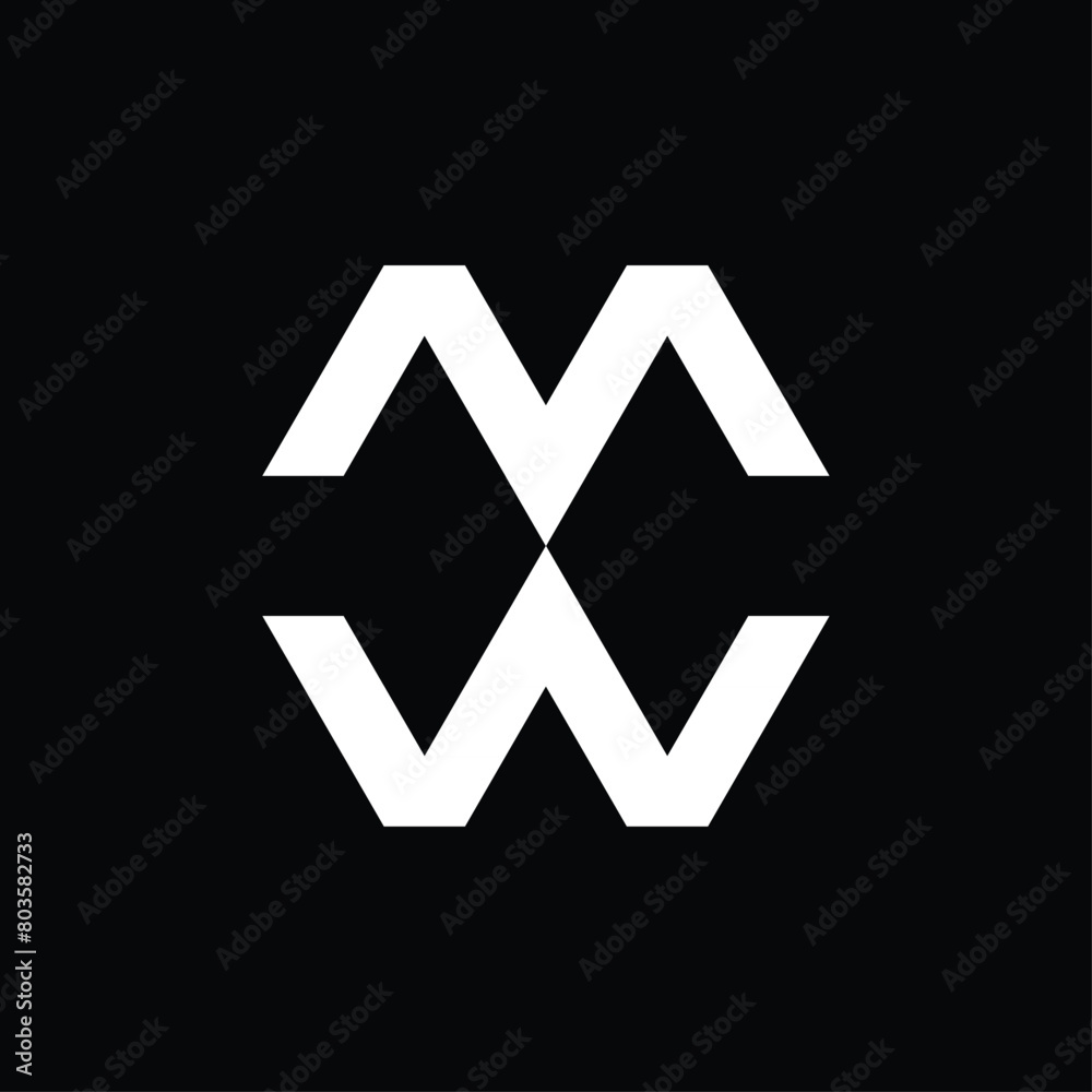 vector monogram logo design in the shape of a hexagon and forming the letters vector monogram logo design in the shape of a hexagon and forming the letters