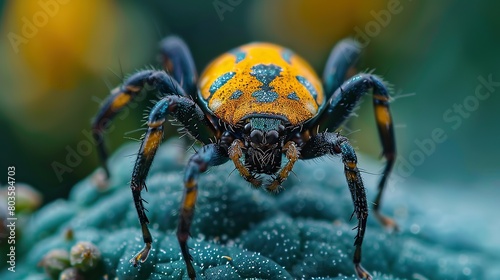 Tick, colored photography, taken with a Canon EOS 5D Mark IV and a 24-70mm f/2.8L II USM lens,