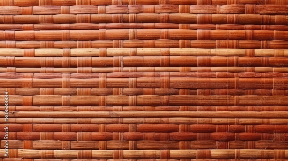 Brown bamboo weave texture, a nature background with handicraft charm. Ai Generated. Brown bamboo weave texture, a nature background with handicraft charm. Ai Generated.