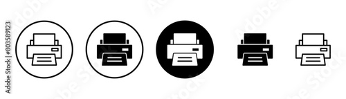 Printer icon vector isolated on white background. print icon. Fax vector icon.