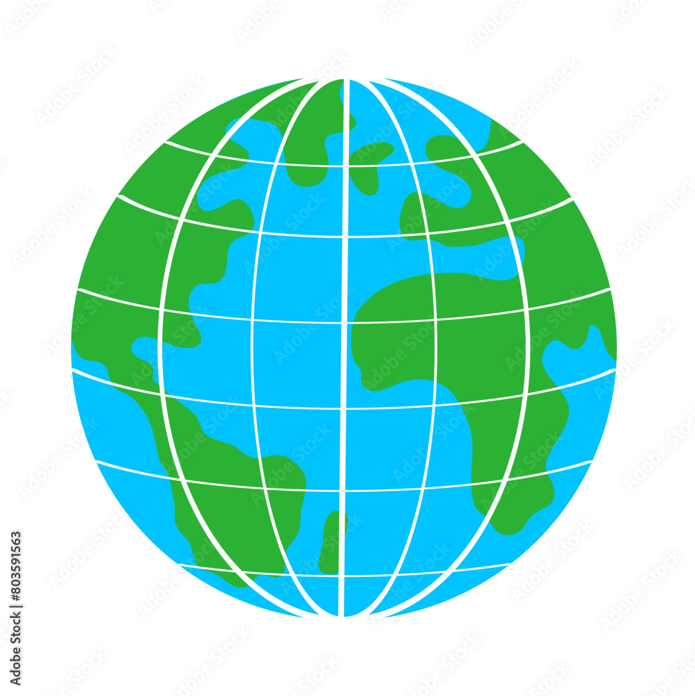 Globe Vector Icon Illustration Globe Vector Icon Illustration