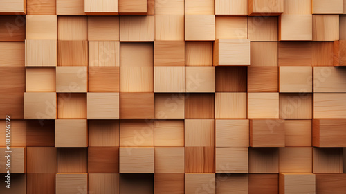 imagine An abstract composition of an empty wooden surface in a smooth maple tone.