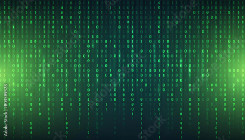 Abstract binary code background, Digital background for Computer Science, tech, AI, data, audio, graphics, IT, Data Science, Digital Media, Web Development, UX, Digital Marketing