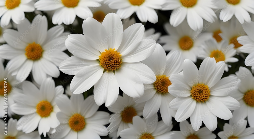 Obraz premium perennial flower white white back ground AI generated