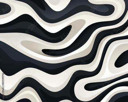 Simple lines  quiet luxury  monochrome elegance  highresolution seamless pattern for sleek ceramic art    vector and illustrations