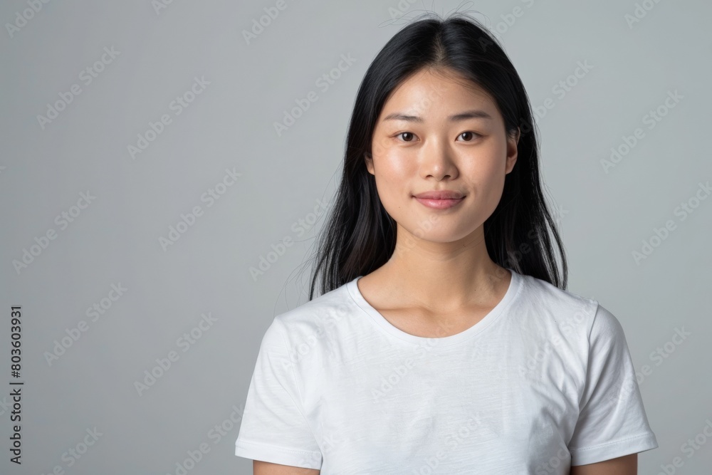 Close-up portrait of a confident korean girl, professional shoot Close-up portrait of a confident korean girl, professional shoot