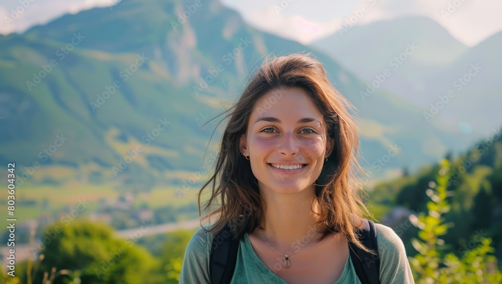Portrait of a beautiful smiling woman