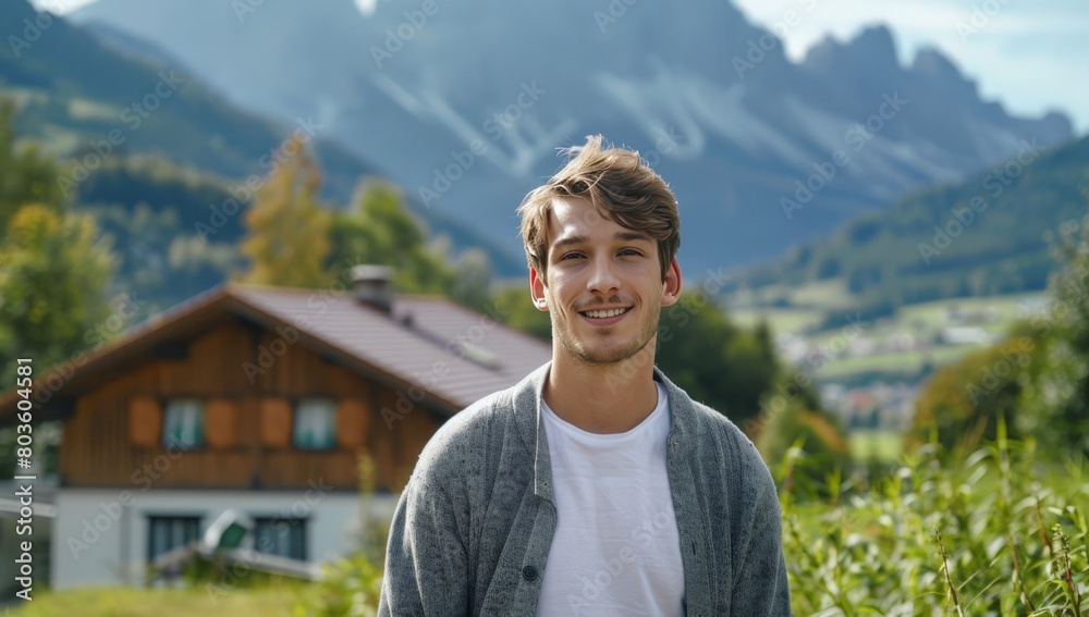 Portrait of a young happy man Portrait of a young happy man