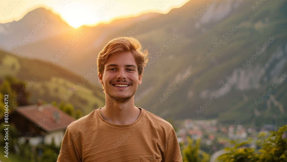 Naklejka premium Portrait of a man