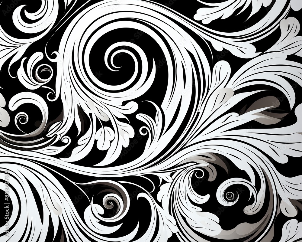 Fototapeta premium Simple lines, neon prints, monochrome glow, highresolution seamless pattern for stylish ceramic art , vector and illustrations