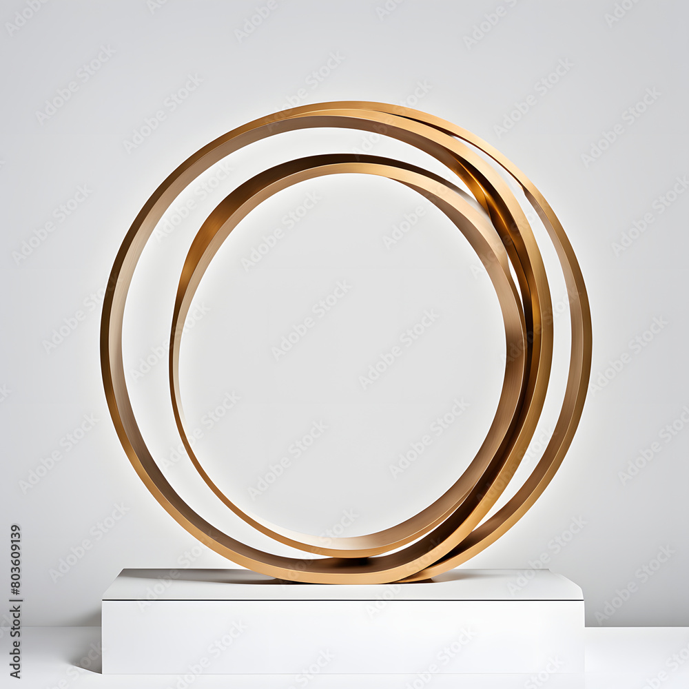 Abstract art composition design. 3D modern abstract decor sculpture in different materials for the home, public area, or reception. Abstract art composition design. 3D modern abstract decor sculpture in different materials for the home, public area, or reception.
