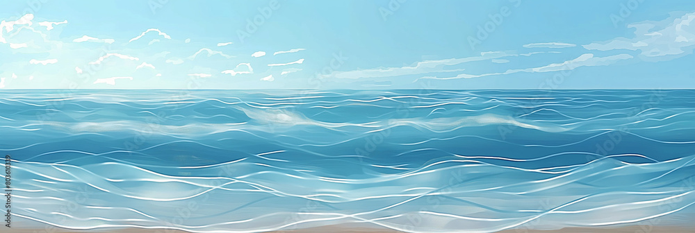 A_serene_seascape_featuring_gentle_waves_softly A_serene_seascape_featuring_gentle_waves_softly