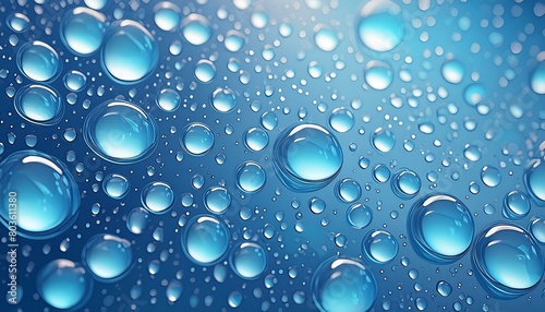  A realistic background showing raindrops on glass  providing texture and a sense of freshness 