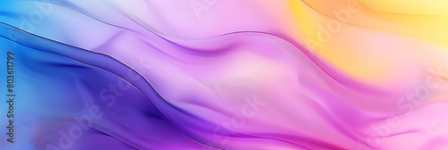 colorful gradient background with smooth curves, generative AI