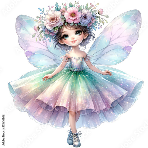 Cute fairy isolated 