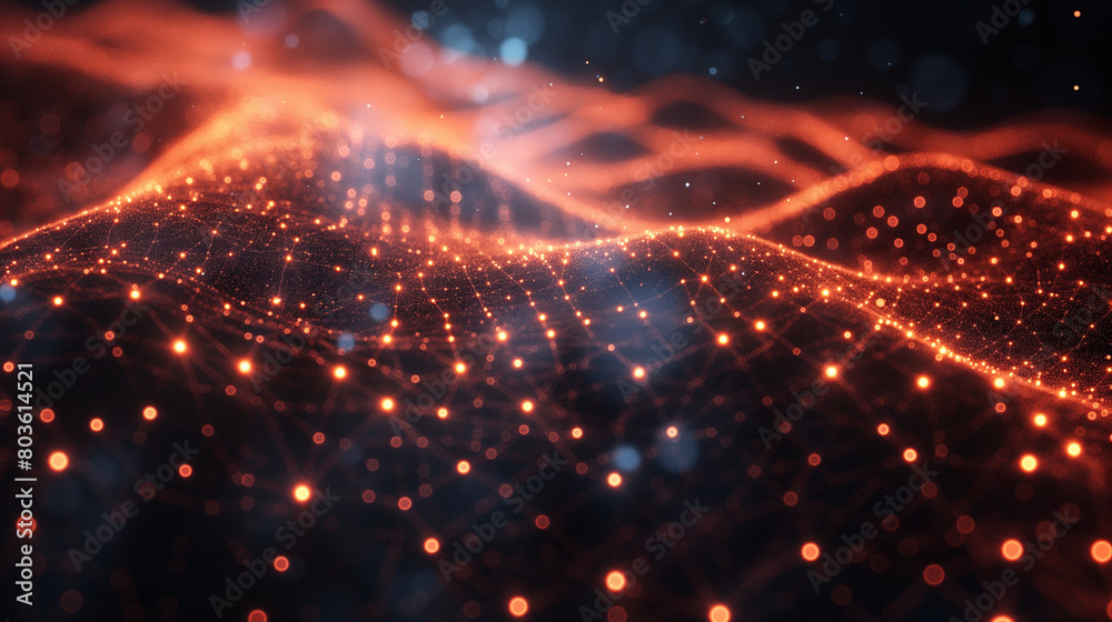 Futuristic data network light and glowing connection elements abstract vector background. Futuristic data network light and glowing connection elements abstract vector background.