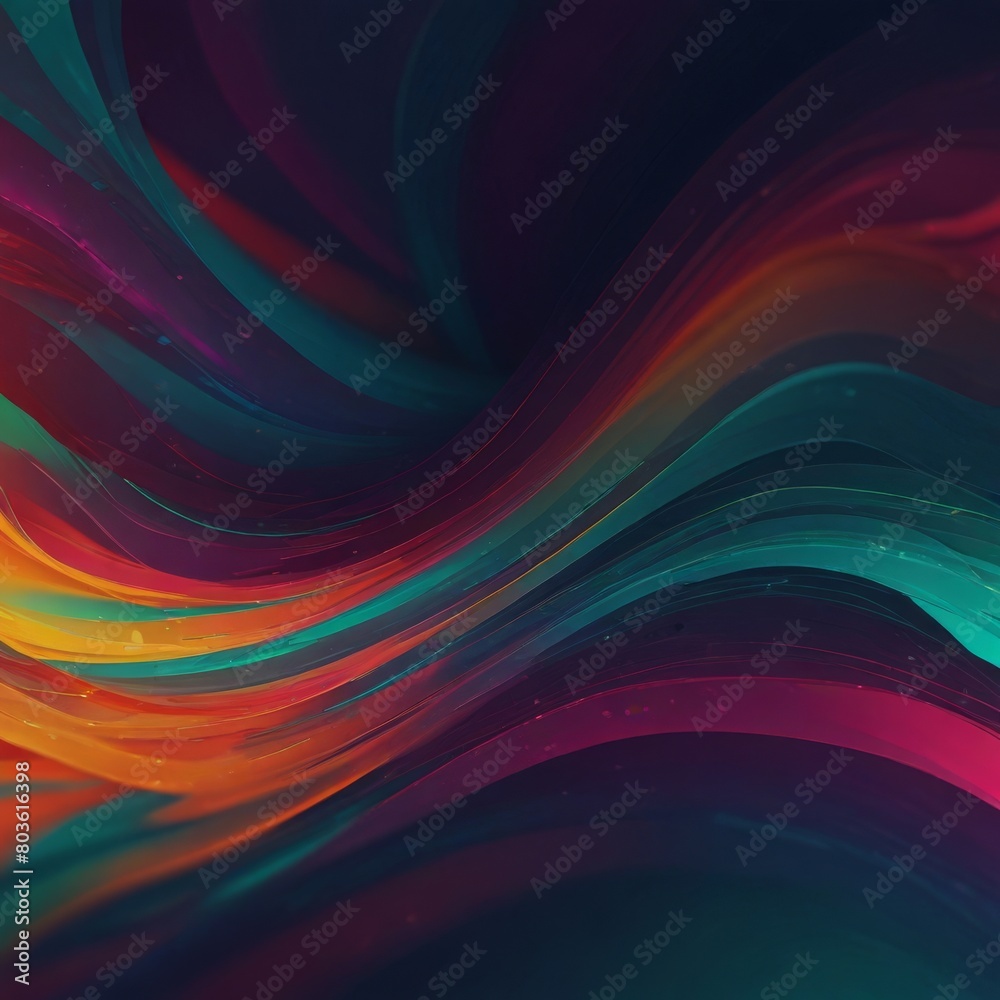Obraz premium Abstract colorful wavy pc background