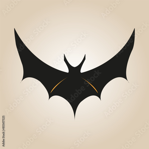 bat vector logo illustration