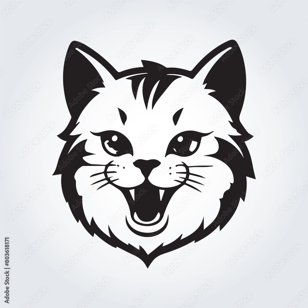cute cat logo cute cat logo