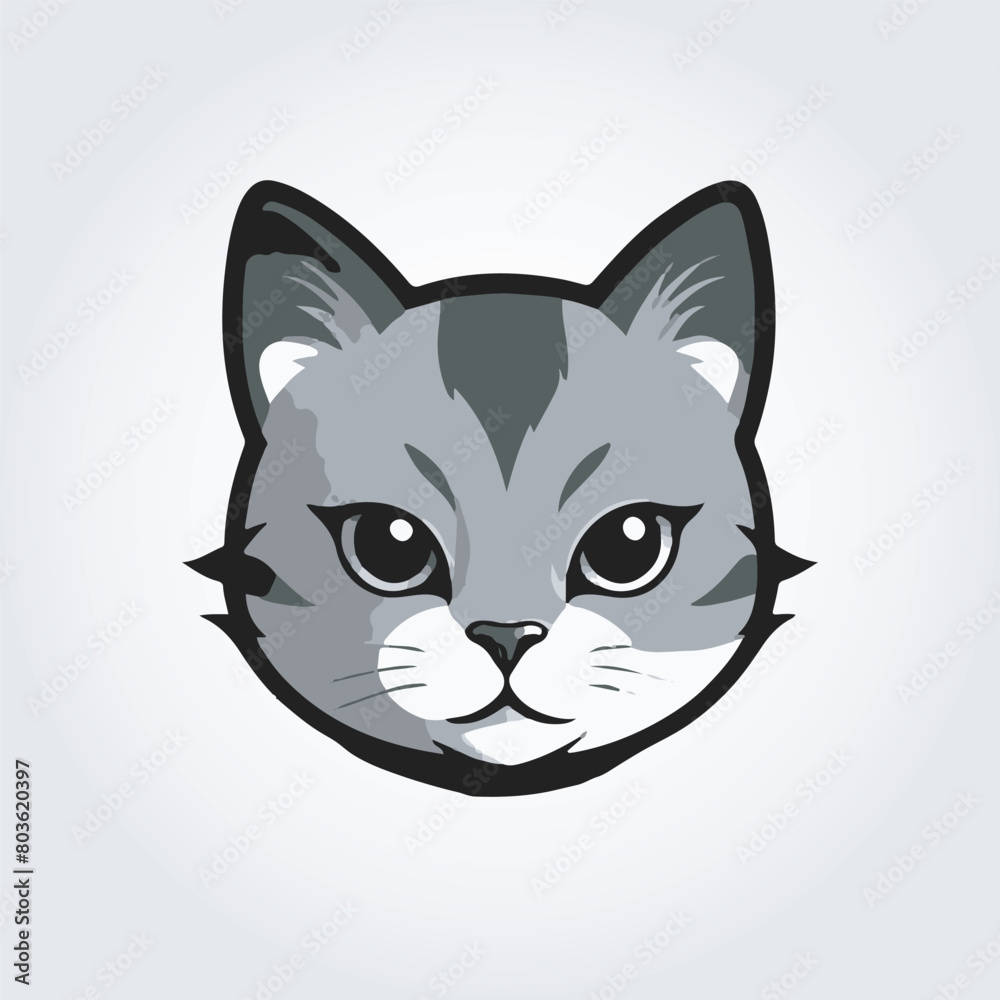cute cat logo cute cat logo