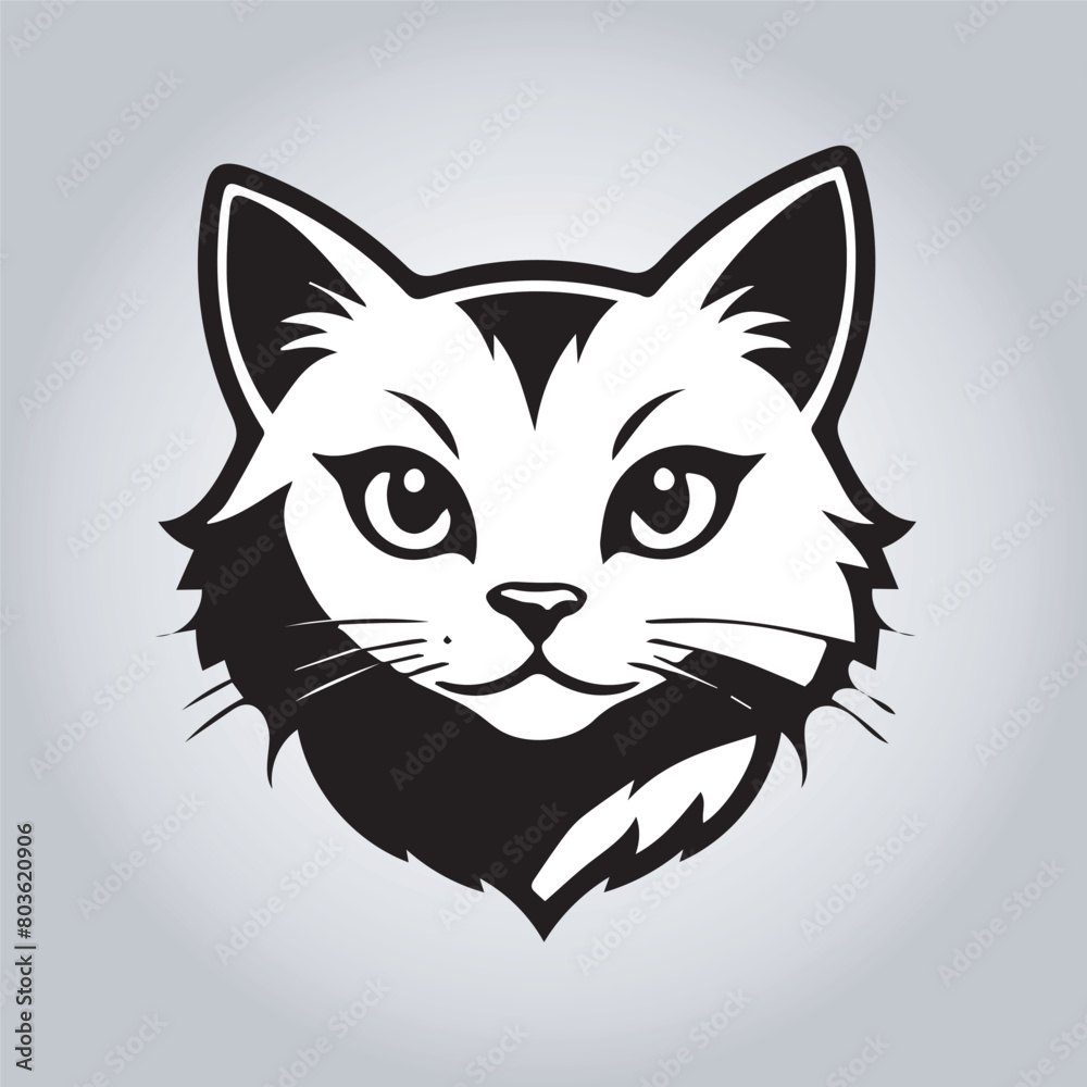 cute cat logo cute cat logo