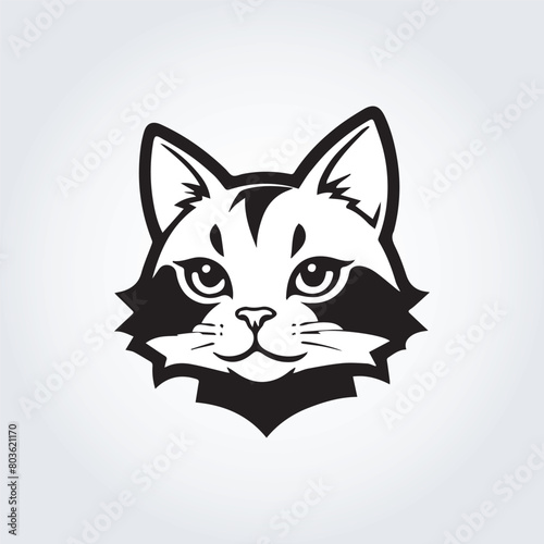 cute cat logo