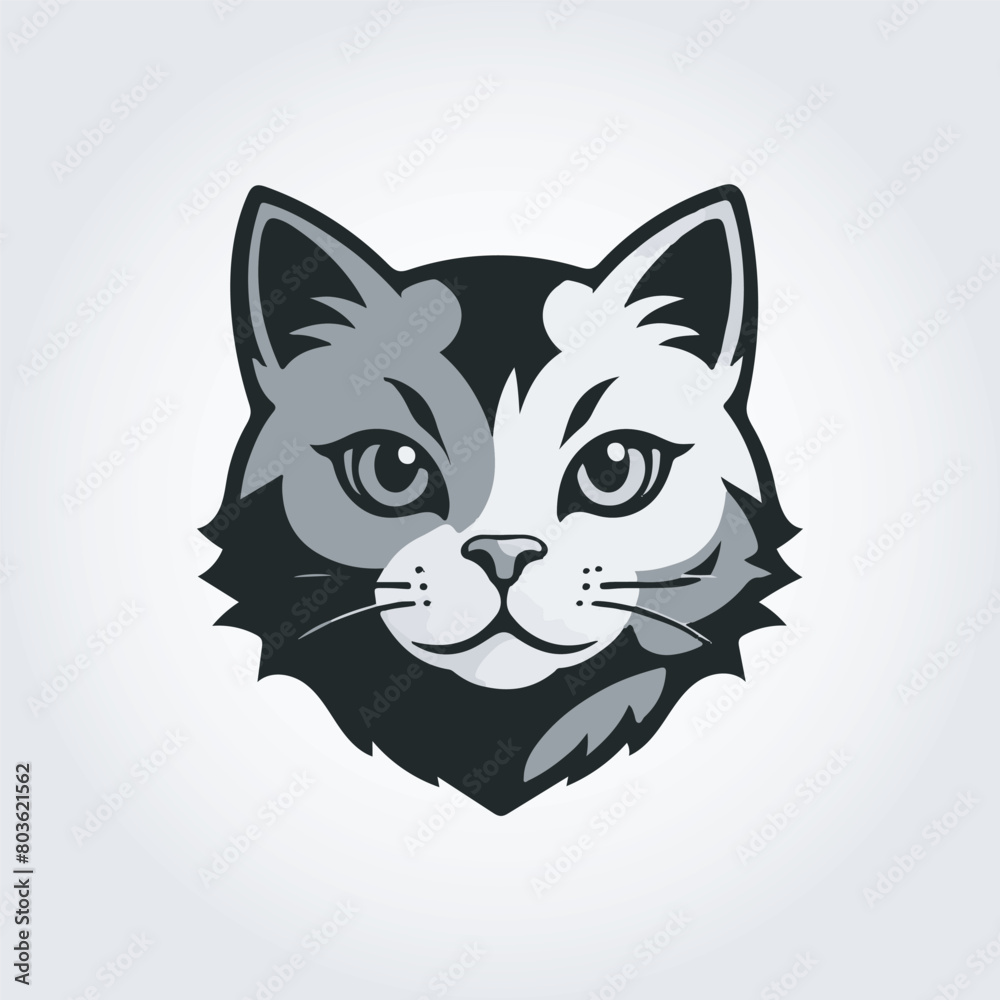 cute cat logo