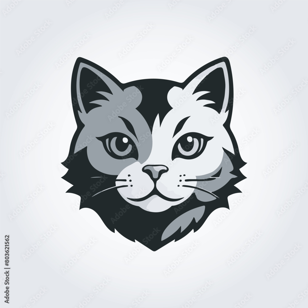 cute cat logo cute cat logo