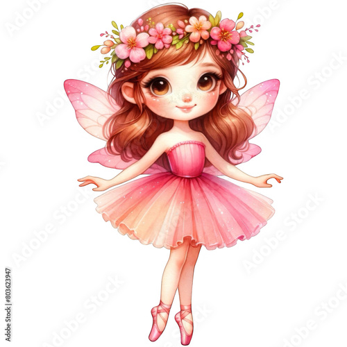 Cute fairy isolated 