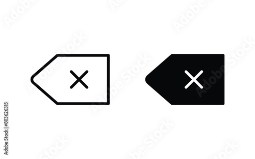 Free Download delete icon vector, delete symbol icon - GFXLoad