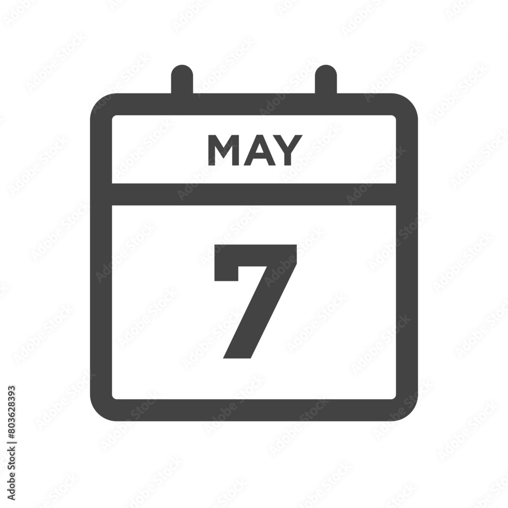 May 7 Calendar Day Calender Date for Deadlines or Appointment May 7 Calendar Day Calender Date for Deadlines or Appointment