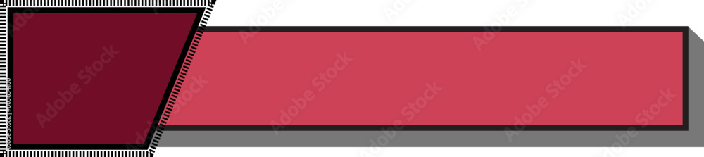 Obraz premium Textbox vector shape