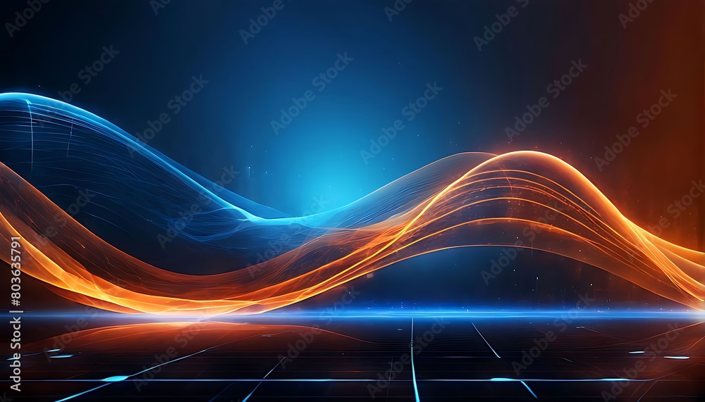 Digital background for technology, AI, data, audio, graphics, and etc Digital background for technology, AI, data, audio, graphics, and etc