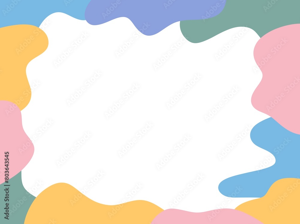 Obraz premium frame with waves