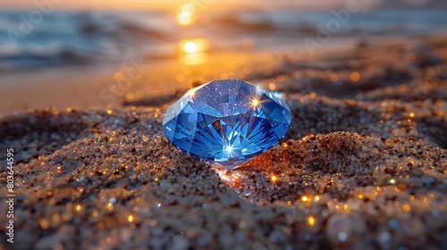 Sands of Lumine: Capturing the Subsurface Glow of Blue Jewels