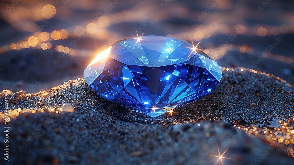 Sands of Lumine: Capturing the Subsurface Glow of Blue Jewels Sands of Lumine: Capturing the Subsurface Glow of Blue Jewels