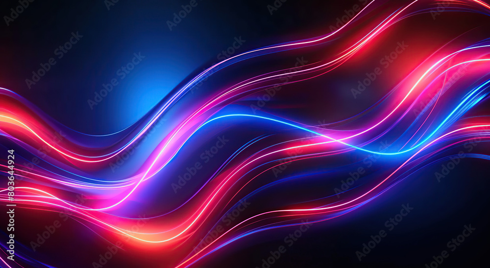 Naklejka premium abstract colorful wave background.