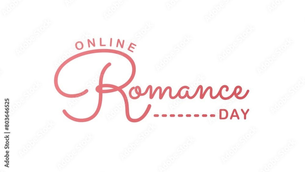 Online Romance Day Text Animation. Great for Online Romance Day Celebrations, for banner, social media feed wallpaper stories. Online Romance Day Text Animation. Great for Online Romance Day Celebrations, for banner, social media feed wallpaper stories.