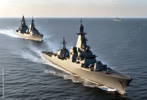 'line military warships modern battleships baltic naval northern row fleet sea open battleship ship warship russian submarine nuclear russia army sevastopol' photo