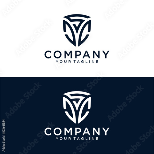 Free Download SJC Shield Lettermark Logo Vecttor. - GFXLoad
