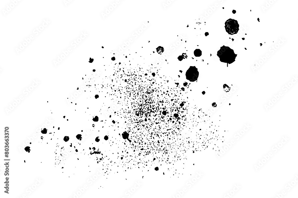 Black spray splash texture illustration Black spray splash texture illustration